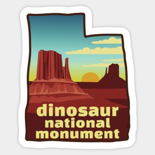 Dinosaur National Monument Utah Sticker